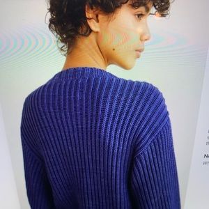 Misha and Puff Blue Violet Fisherman Cardigan